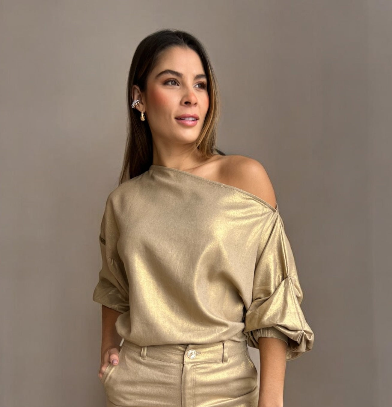 Blusa Cali Dorada