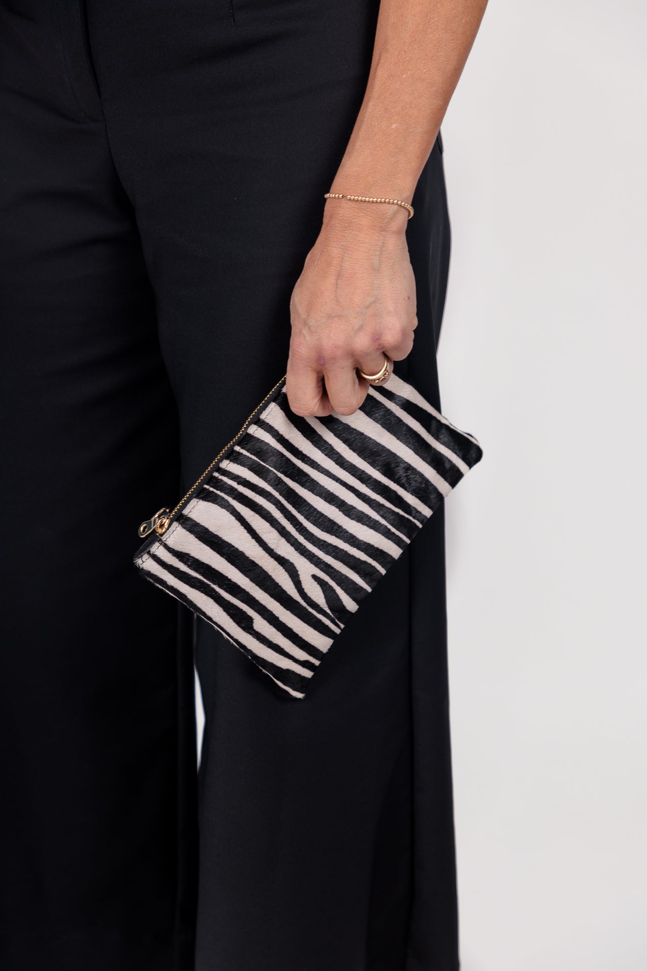 Bandolera Zebra Blanco/Negro