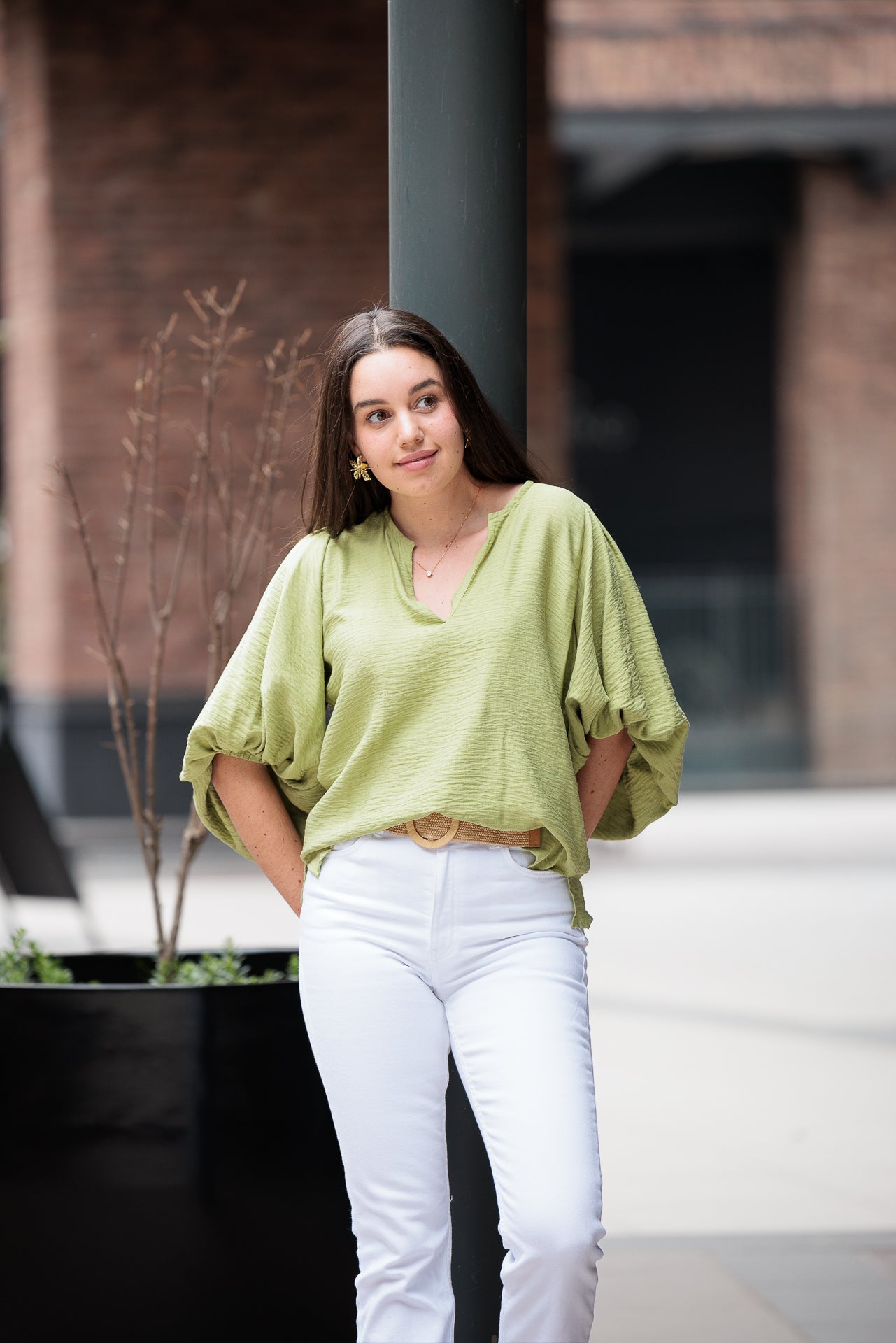 Blusa Arle Verde Manzana