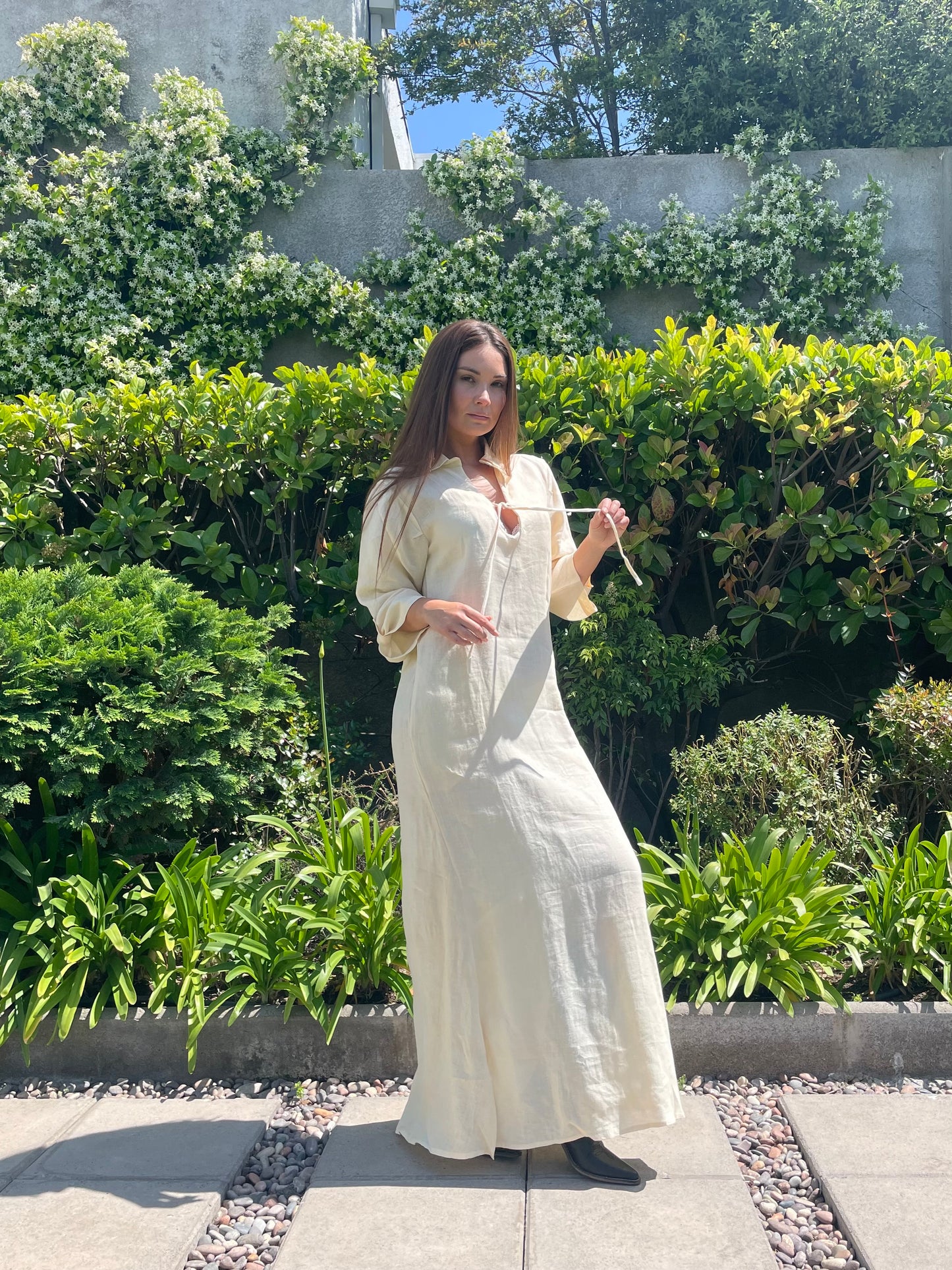 Vestido Tulipan Lino