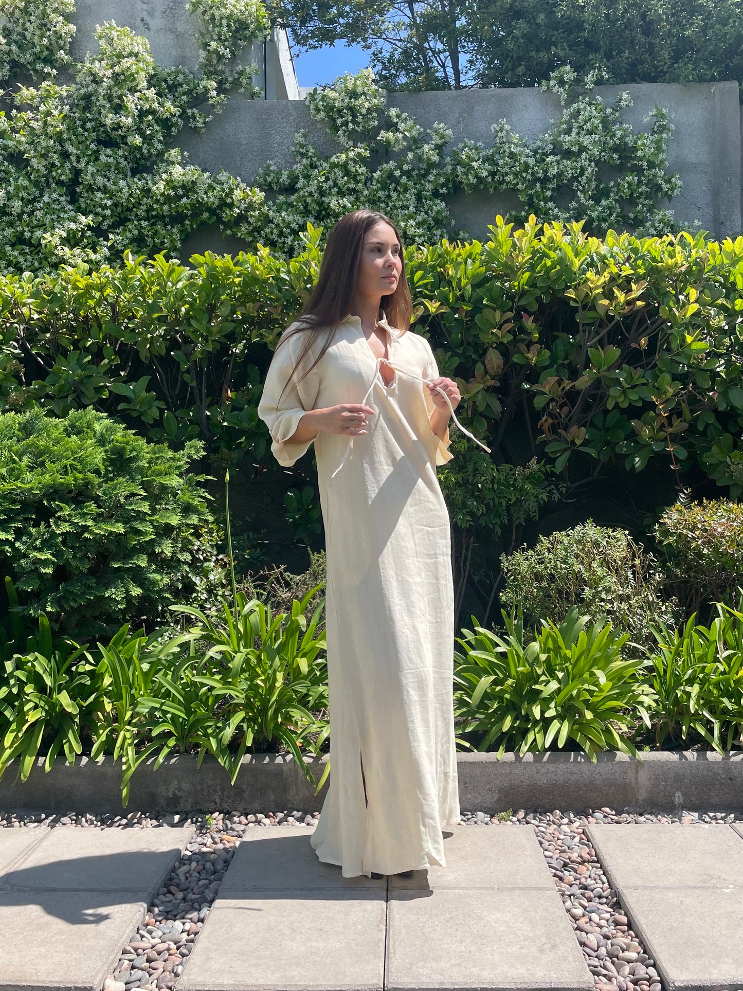 Vestido Tulipan Lino