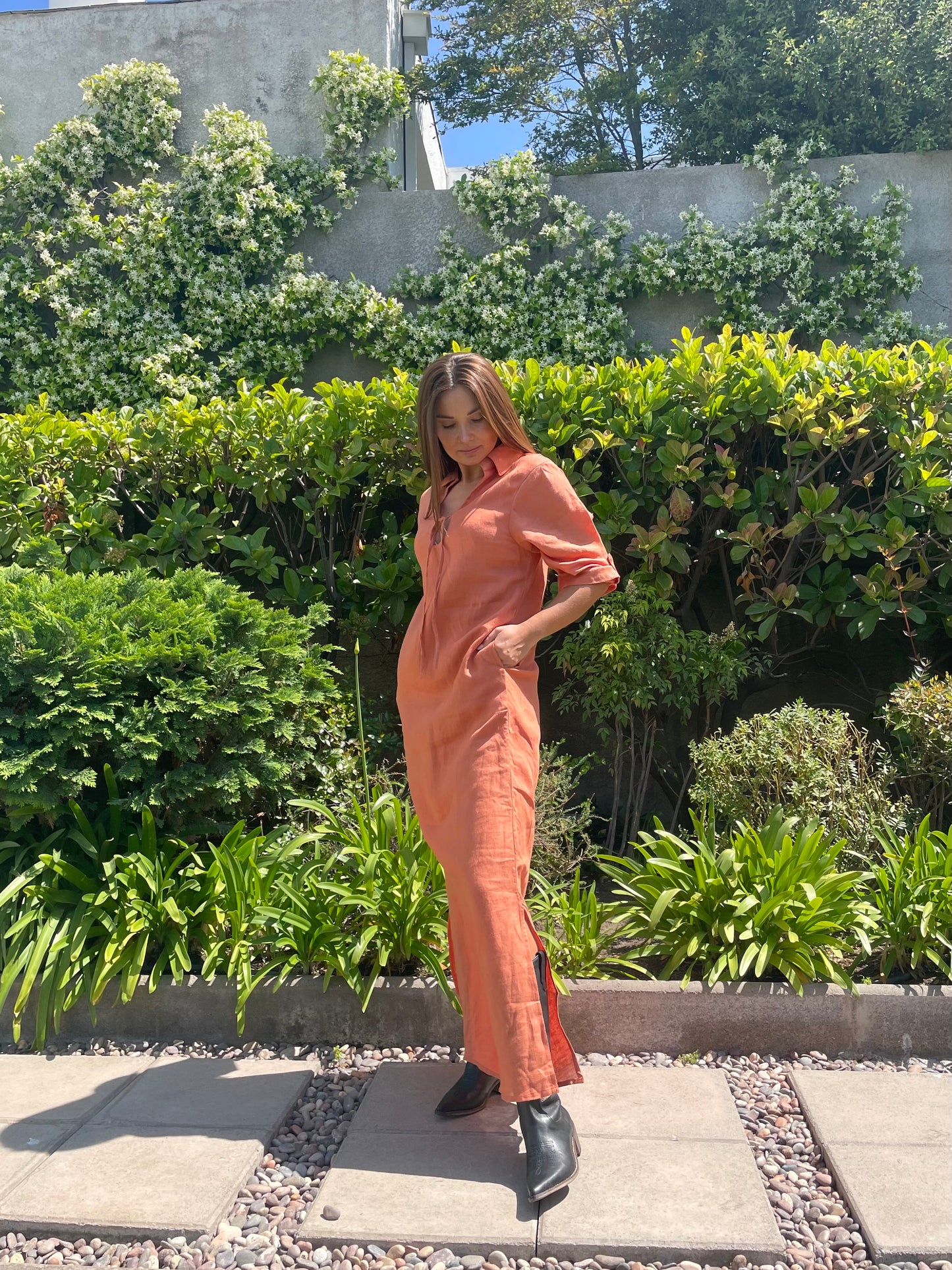 Vestido Tulipan Lino