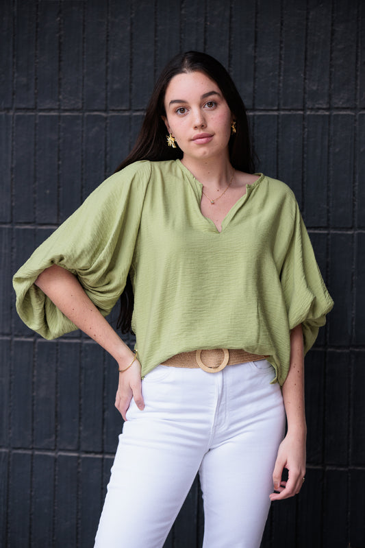 Blusa Arle Verde Manzana