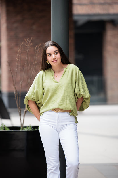 Blusa Arle Verde Manzana