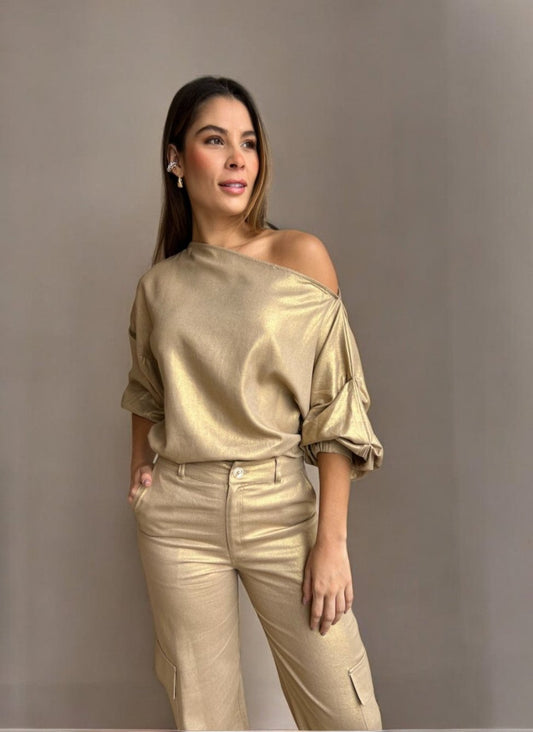 Blusa Cali Dorada